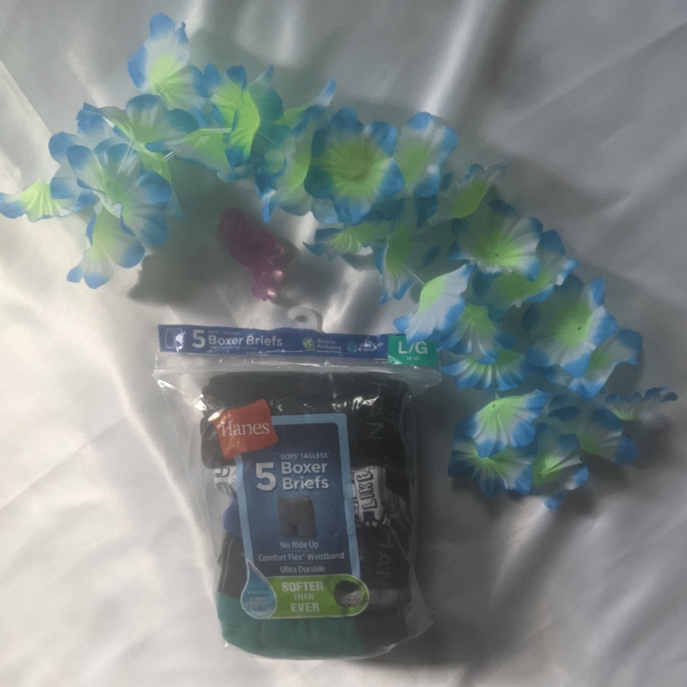 Hanes boys boxer briefs size L 14/16